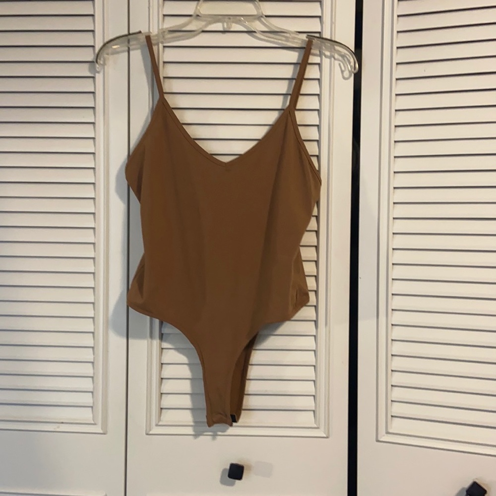 V-neck cami bodysuit